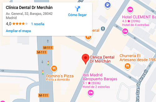 Localización Clínica Dental Merchán